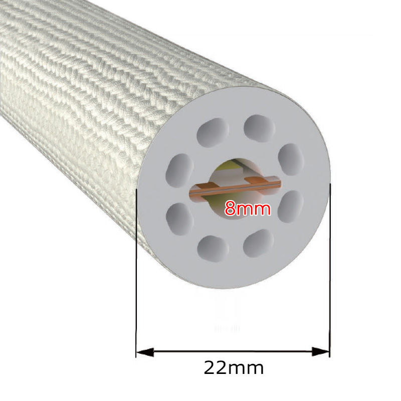 Braided Silicone 360 Degree Round LED Neon Light Tube φ22mm Braided Silicone 360 Degree Round LED Neon Light Tube φ22mm